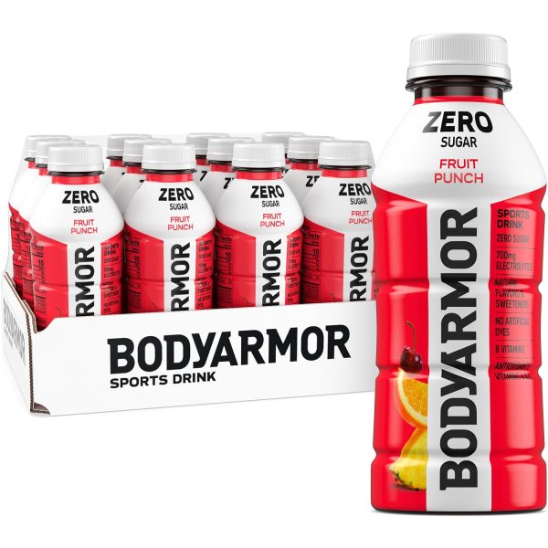 BODYARMOR ZERO Sugar Fruit Punch.