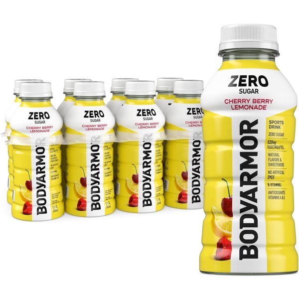 BODYARMOR ZERO Sugar Cherry Berry Lemonade.