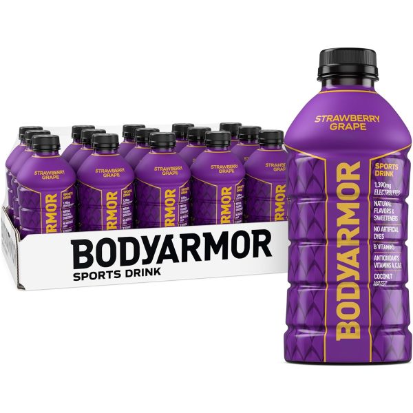 BODYARMOR Sports Drink Sports Beverage. Strawberry Grape.