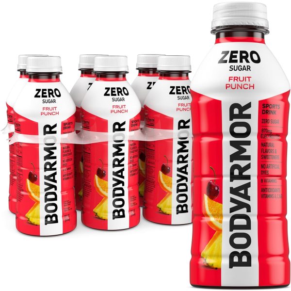 BODYARMOR ZERO Sugar Fruit Punch.