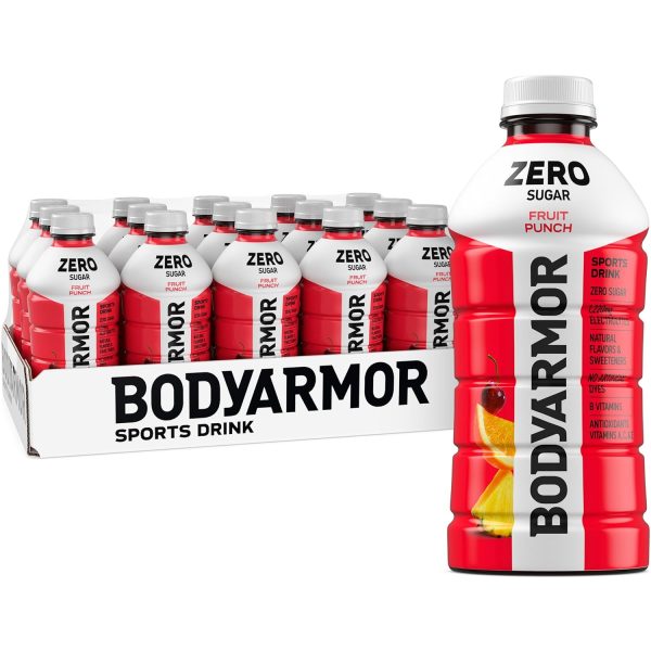 BODYARMOR ZERO Sugar Fruit Punch.