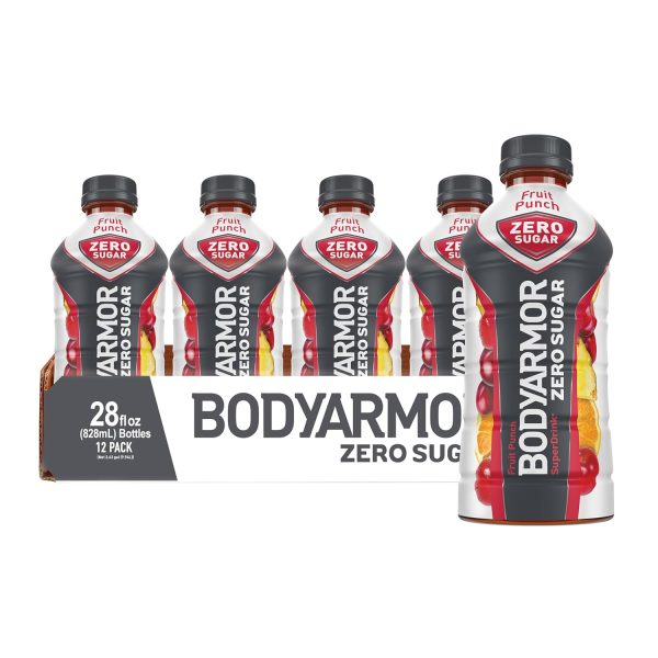 BODYARMOR ZERO Sugar Fruit Punch.
